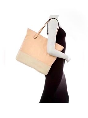 Rebecca Minkoff New Mansfield Lg Leather & Canvas